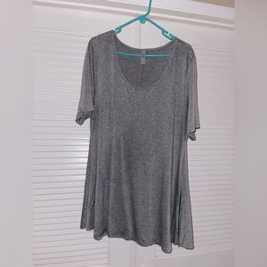 Lularoe blouse Heather grey size 2xl